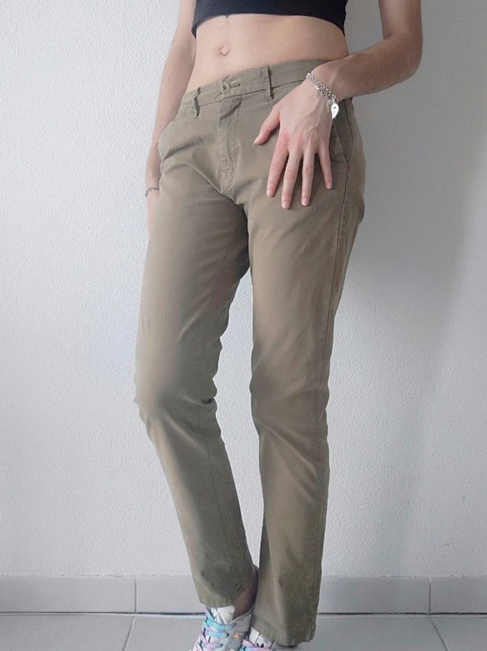 Pantalon chino kaki regular fit Stuart / Scotch & Soda - 38/M - photo numéro 5