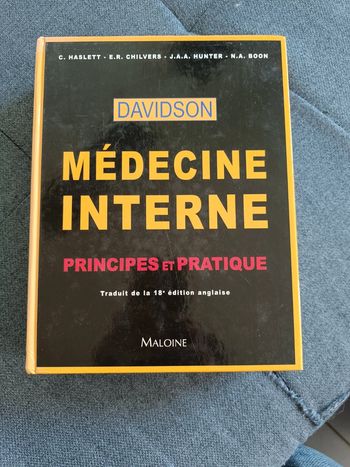 Médecine interne principes et pratique - Davidson