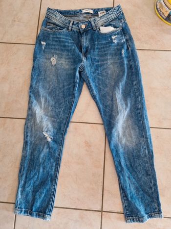 Jean pantalon pimkie taille 34 bleu XS