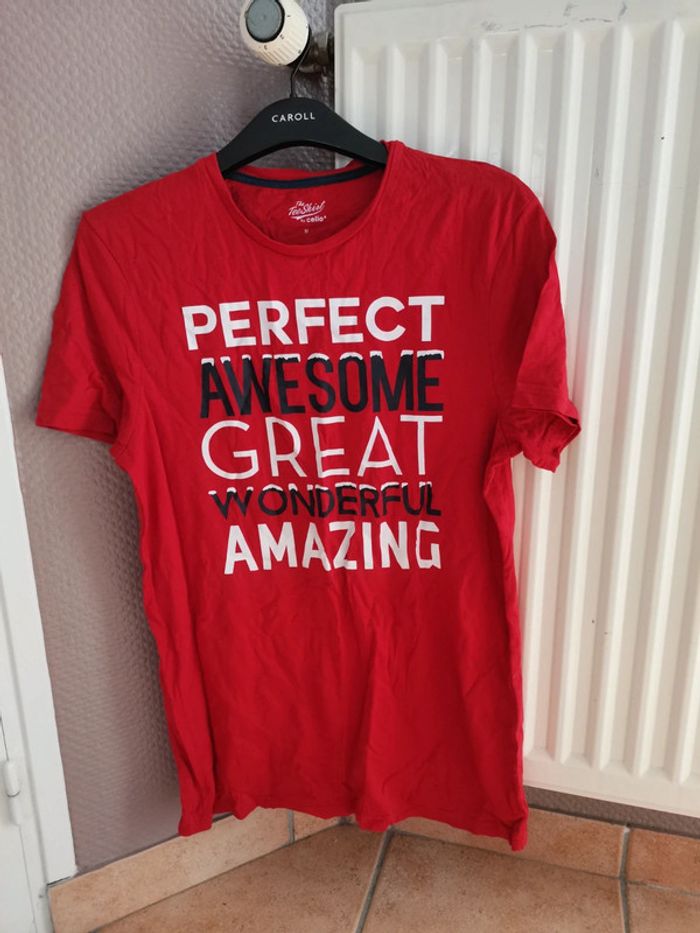 T-shirt de Noël homme Celio taille m