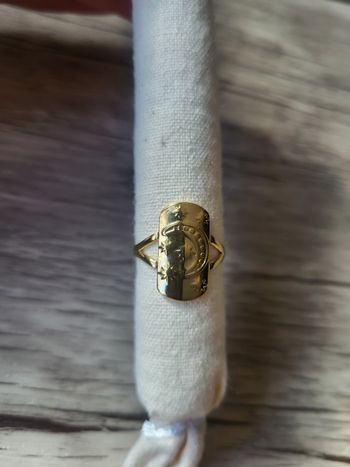 Bague en acier inoxydable, Ajustable, neuf 