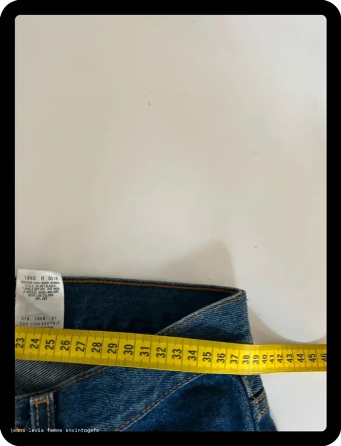 Jean Levi's Homme 569 Loose Straight Bleu | W30 L26 FR40 | Très Bon État | BP133 - photo numéro 11