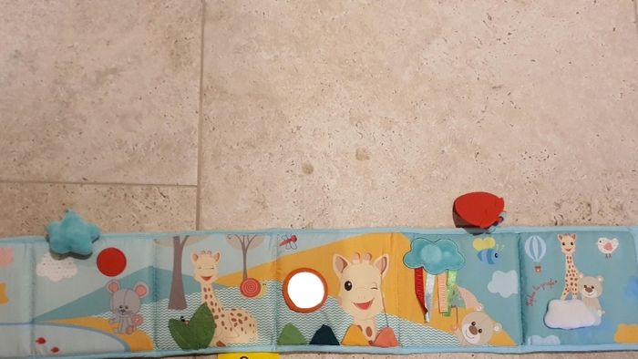 Livre à déplier tissu Sophie la girafe - photo numéro 5