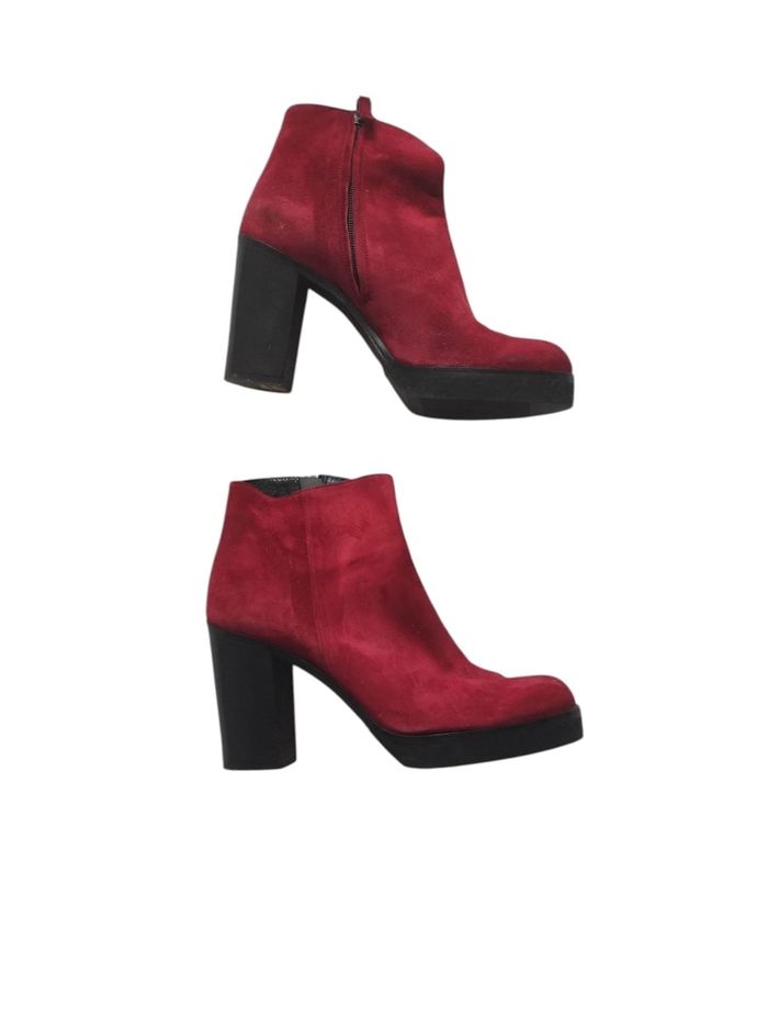 Bottines à talons rouge taille 38