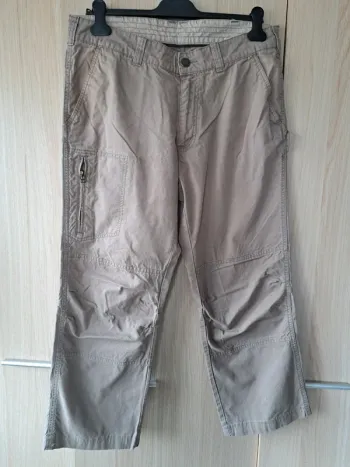 Quechua : pantalon cargo beige (44)
