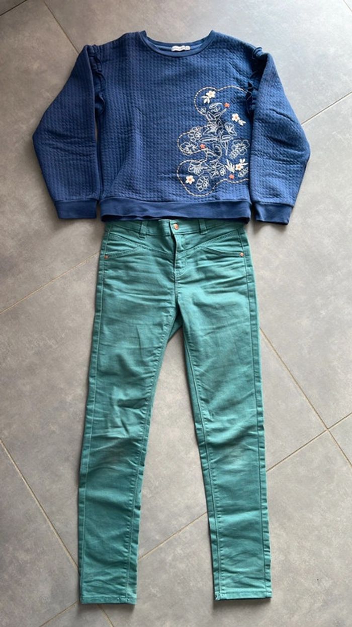 Ensemble lulu castagnette 10 ans