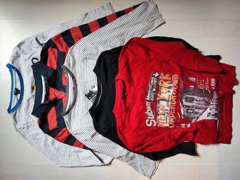 Lot de 5 t shirts manches longues