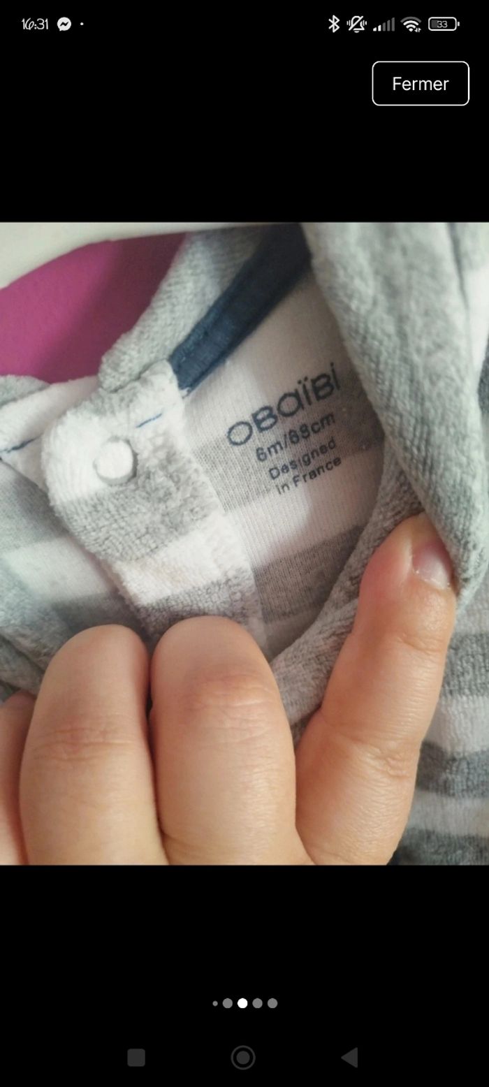 Pyjama obaidi 6 mois b2 - photo numéro 4
