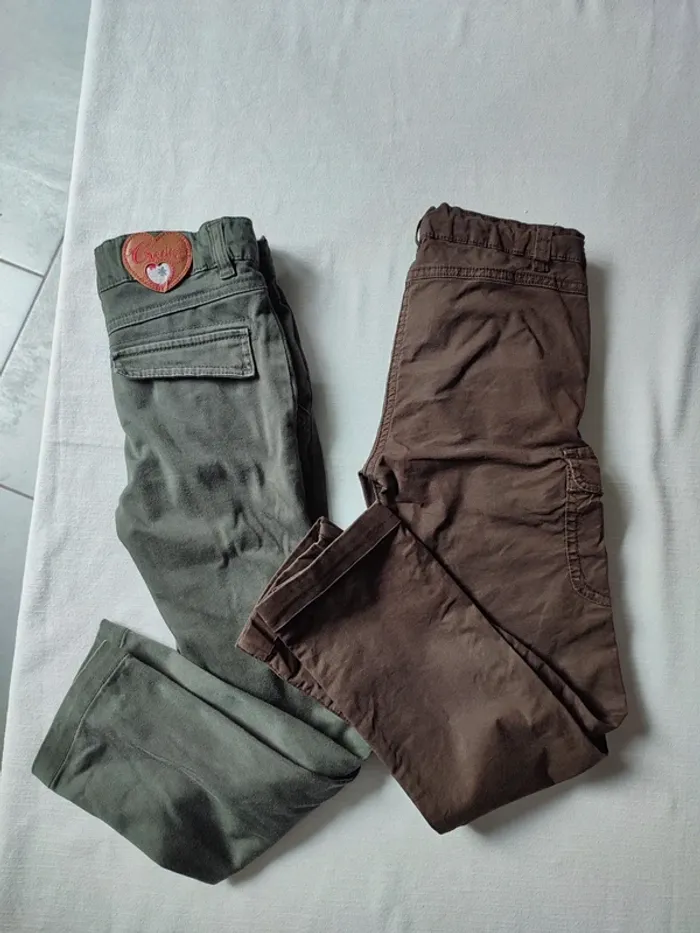 Lot de 2 baggy slim 6/7 ans