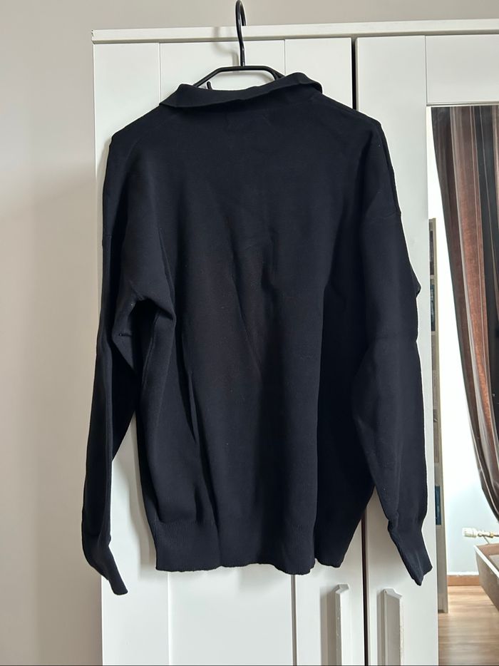 Pull noir avec col Homme Primark Taille M - photo numéro 7
