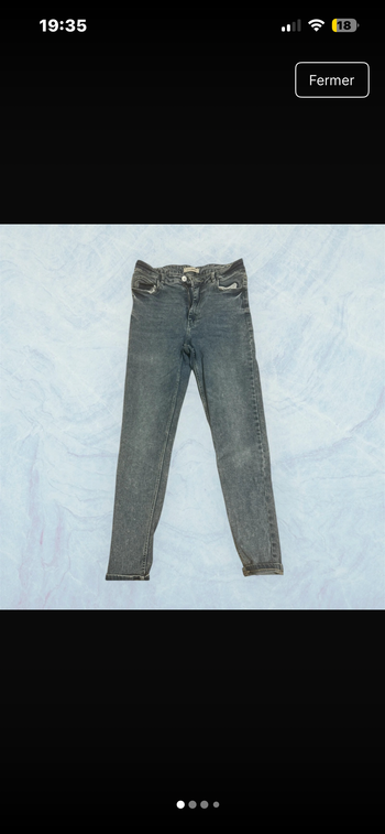 Jean denim slim H&M taille 40 – basique canon & petit prix 💙✨