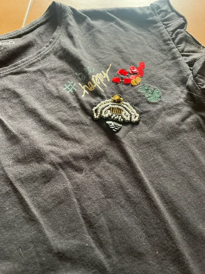 Lot t shirts fille 10 ans - photo numéro 6