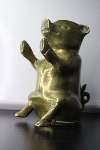 Tirelire cochon vintage