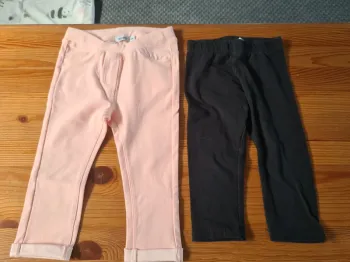 Lot de 2 leggings 18mois