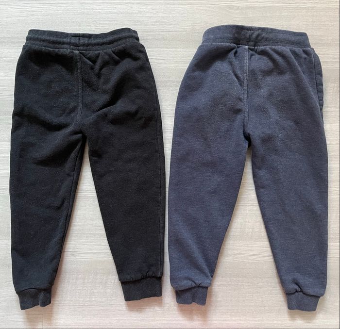Lot de 2 jogging bleu et noir Vertbaudet 4 ans - photo numéro 4