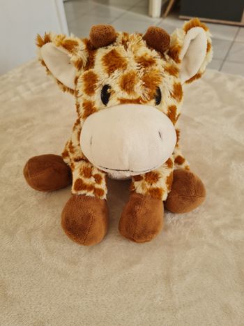 Bouillotte peluche girafe