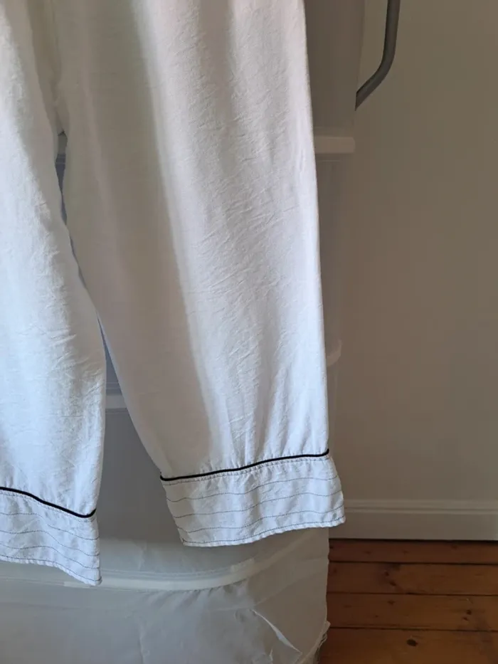 Pantalon blanc 3/4 large - photo numéro 7