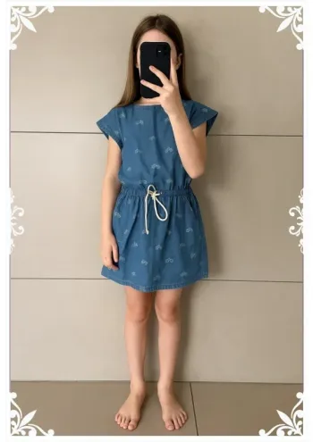 Robe enfant fille en 12 ans sans marque fait main
