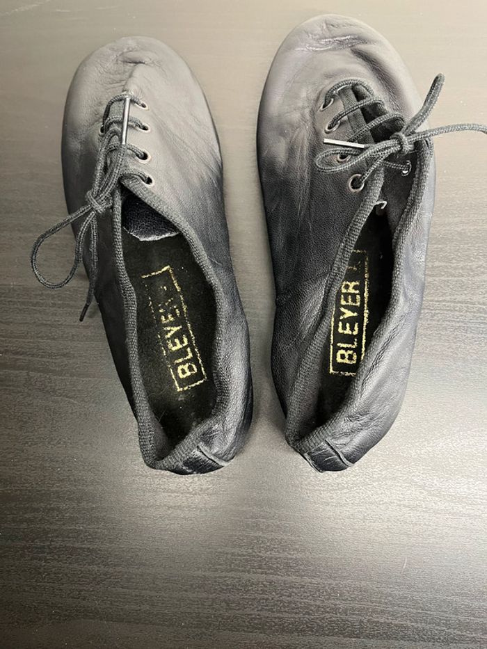 Chaussons de Danse Cuir Semelle Entière Bleyer * 34 - photo numéro 2