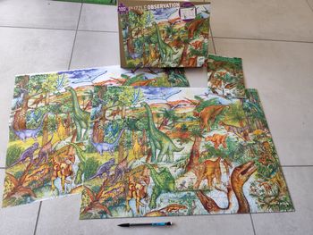 Puzzle observation Djeco 100 pièces dino