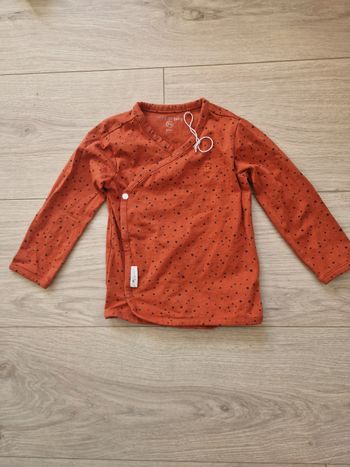 Maillot de corps bebe cache coeur Noppies 6-9 mois