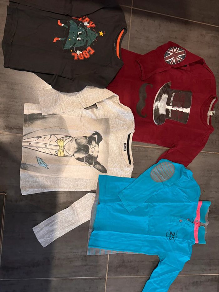 Lot de 4 T-shirts manches longues