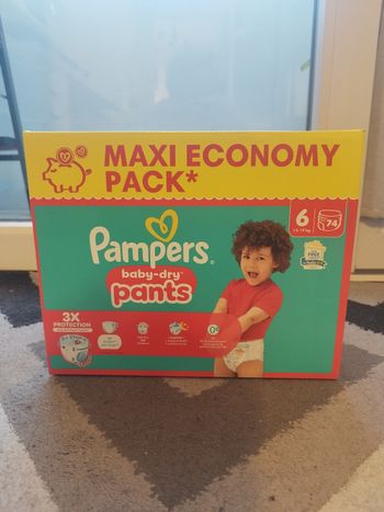 Carton Pants Pampers taille 6
