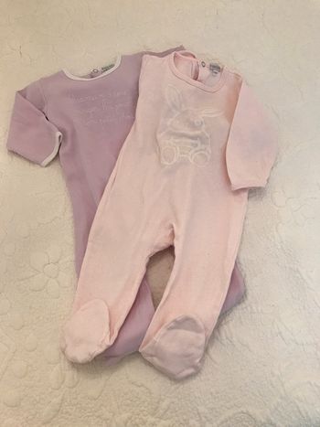 Lot de 2 Dors-bien pour fillette de 12 Mois