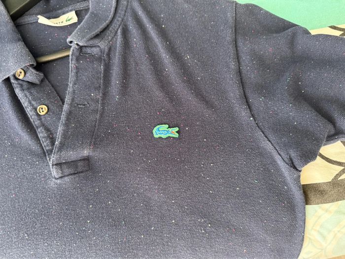 Polo Lacoste Neps Marine taille S ou 36 - photo numéro 4