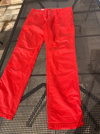 pantalon chino toile rouge, Napapijri, W. 33 L34