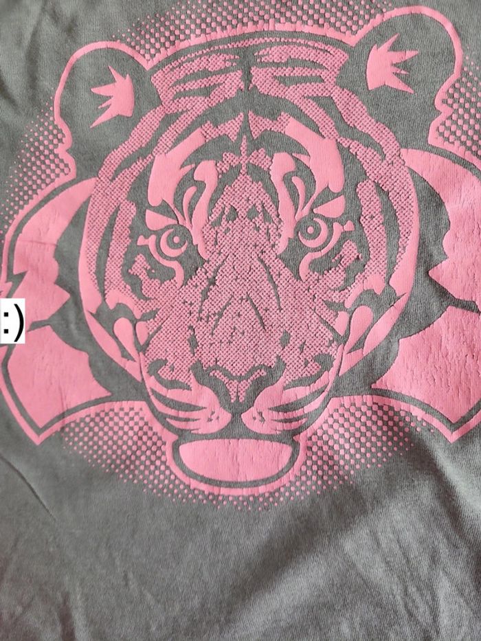 T shirt kaki tigre 6 ans - photo numéro 4