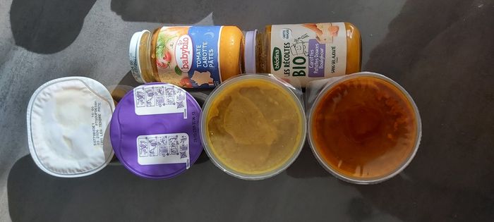 Lots purées 8 mois  midi/soir - photo numéro 2