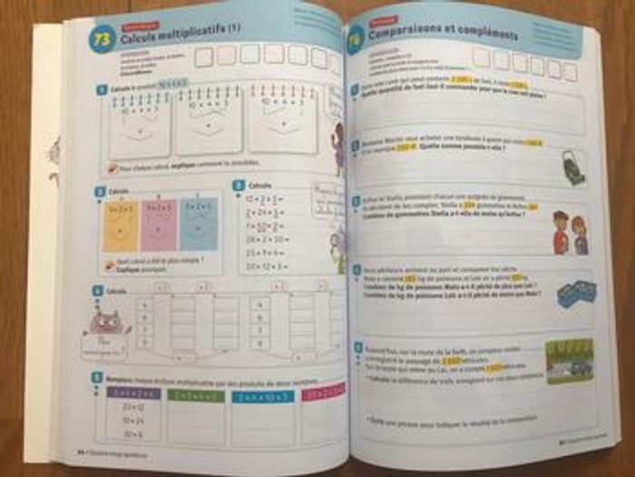 Vivre les maths CE2 - Fichier de l’élève avec mémo + matériel - photo numéro 4
