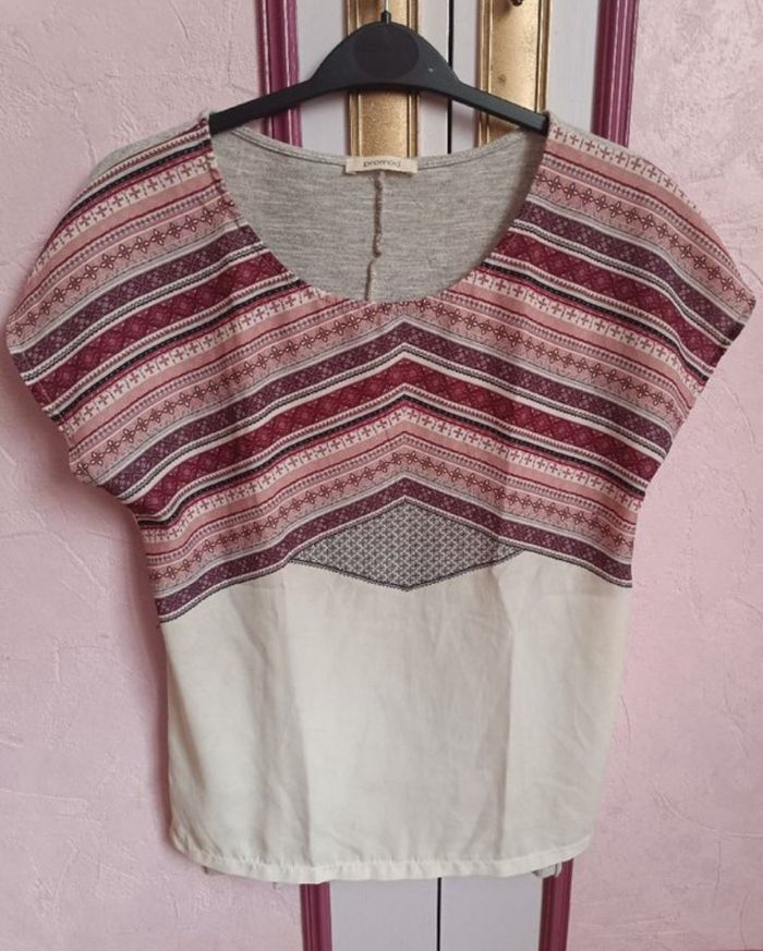 Haut à motifs T.S (36) - photo numéro 2