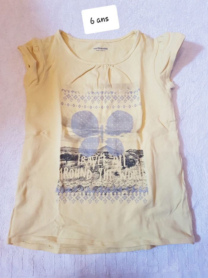 T-shirt vertbaudet 6 ans