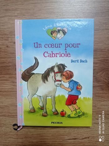 Livre roman enfant, Un coeur pour Cabriole, éditions Piccolia