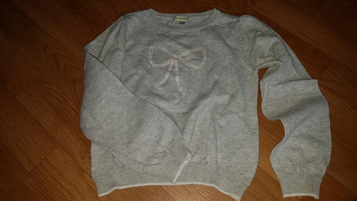 Pull fin gris