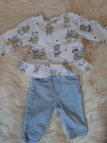 Ensemble jeans et blouse