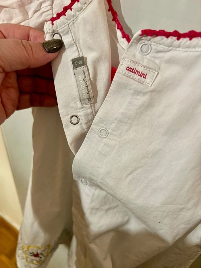 Robe blanche fleurie - photo numéro 6