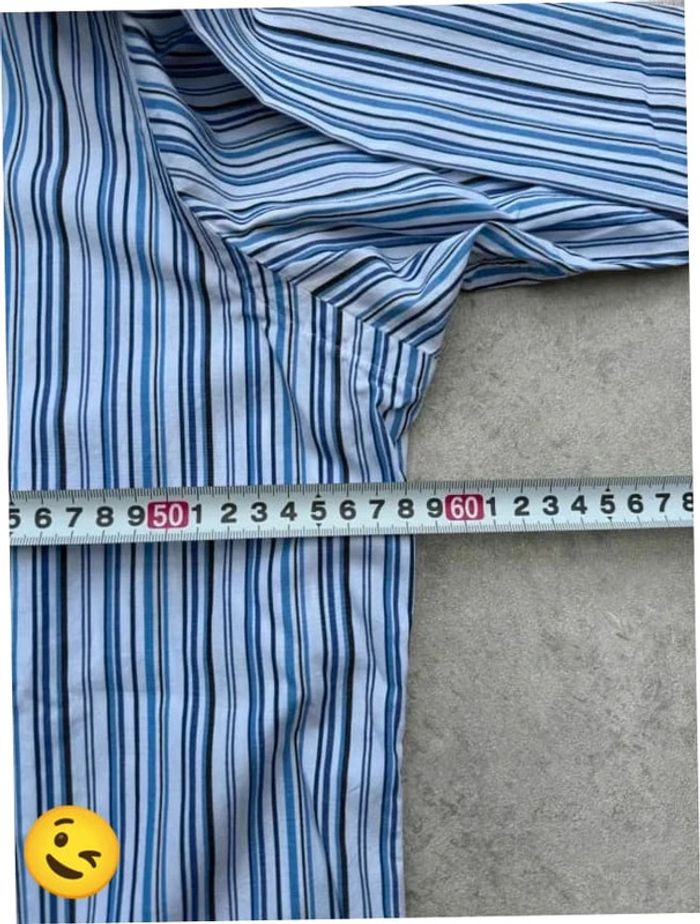 Chemise Ralph Lauren manches longues Taille L bleu Homme Men CHE129 - photo numéro 6