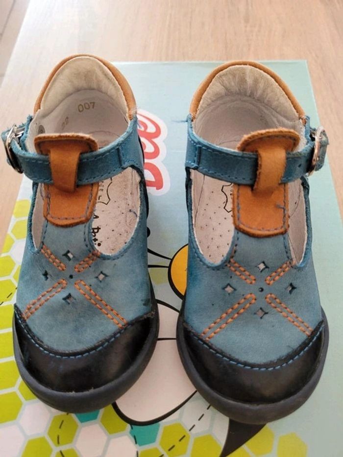 Chaussures en cuir garçon en 22