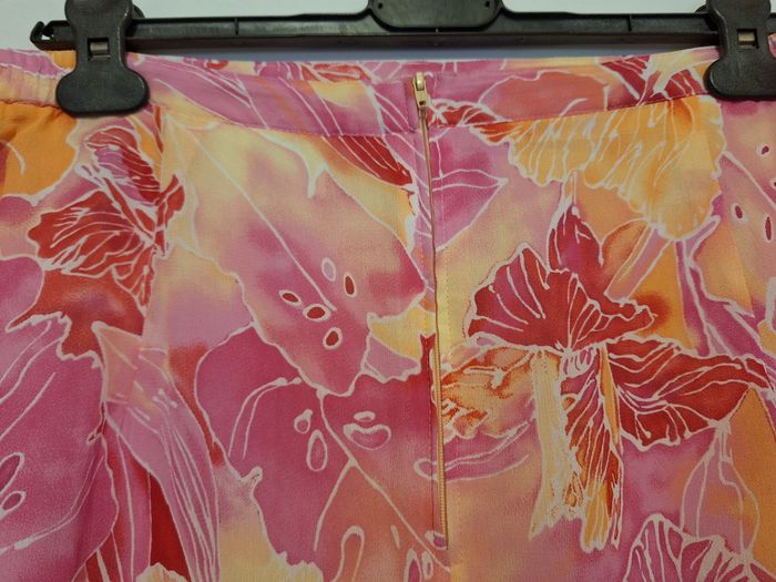 Ensemble chemise, débardeur et jupe rose/orange - photo numéro 3