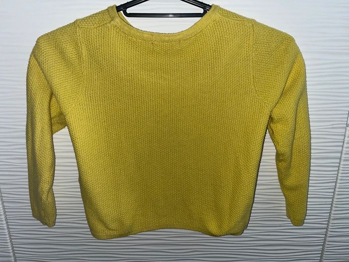 Gilet en laine jaune - photo numéro 2