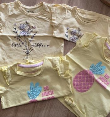 Lots de 4 t-shirts 9/12mois