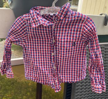 Chemise à carreaux
