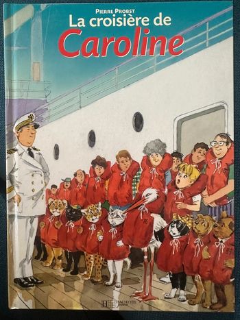 Livre rare La Croisière de Caroline bateau cigogne bd album collection ancien