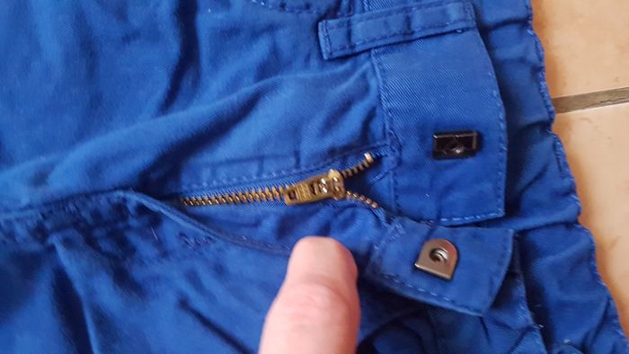 Pantalon été garçon 5 ans (104) bleu Palomino - photo numéro 2