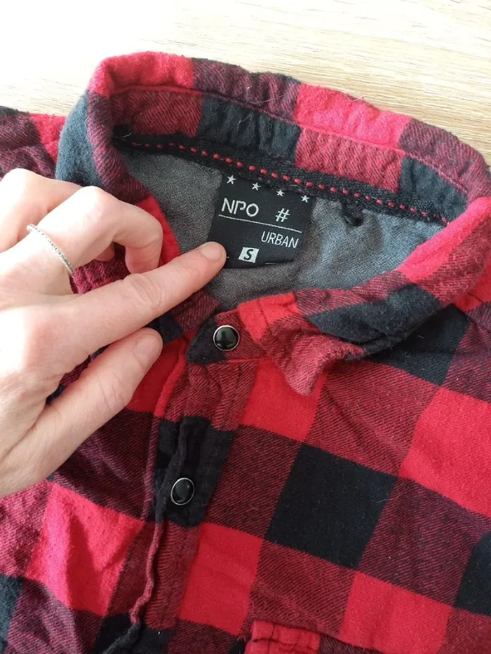Chemise écossaise homme S - photo numéro 6