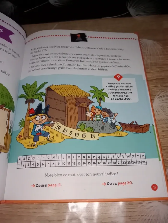 Livre enfant le journal de barbe d'or le pirate - photo numéro 4