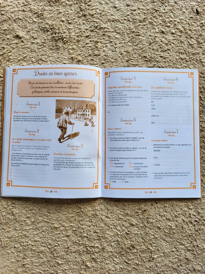 Petit cahier d'instruction civique livre d'exercices neuf pour adultes - photo numéro 8
